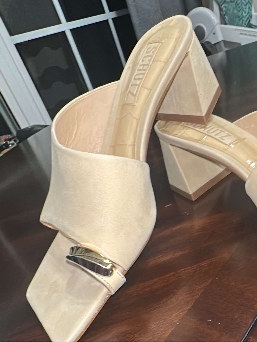 SCHUTZ Jodie Mid Slide Sandal (ahoe25)
